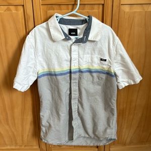 Vans Boys Houser Button Down Shirt Medium